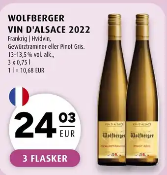 Scandinavian Park WOLFBERGER VIN D'ALSACE 2022 Frankrig | Hvidvin, erbjuda