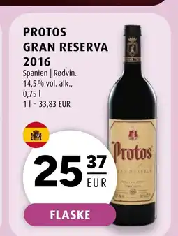 Scandinavian Park PROTOS GRAN RESERVA 2016 erbjuda