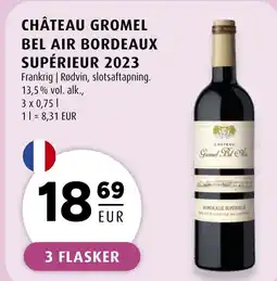 Scandinavian Park CHÂTEAU GROMEL BEL AIR BORDEAUX SUPÉRIEUR 2023 erbjuda