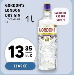 Scandinavian Park GORDON'S LONDON DRY GIN 37,5 % vol. erbjuda