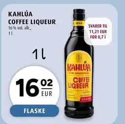 Scandinavian Park KAHLÚA COFFEE LIQUEUR erbjuda