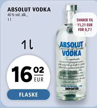 Scandinavian Park ABSOLUT VODKA erbjuda