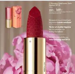 Oriflame Giordani gold iconic satin lipstick spf 15 erbjuda