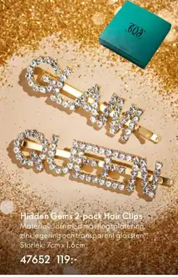 Oriflame Hidden gems 2-pack hair clips erbjuda