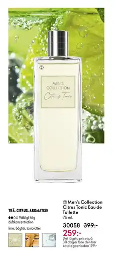 Oriflame Men's collection citrus tonic eau de toilette erbjuda