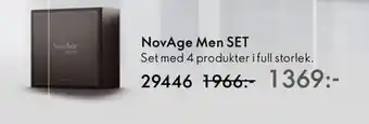 Oriflame Novage men set erbjuda