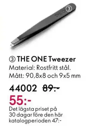 Oriflame The one tweezer erbjuda