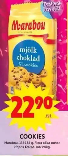 ICA Maxi Cookies erbjuda