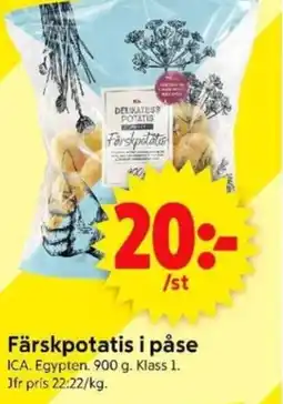 ICA Supermarket Färskpotatis i påse erbjuda