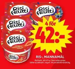 ICA Maxi Ris-, mannamål erbjuda