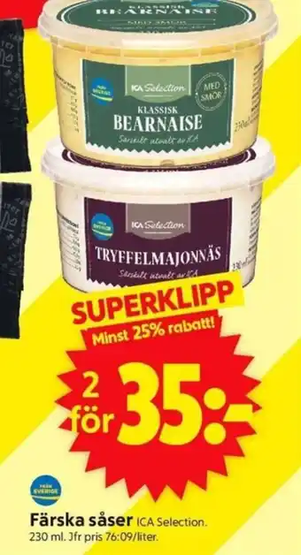 ICA Supermarket Färska såser erbjuda