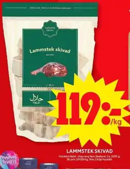 ICA Maxi Lammstek skivad erbjuda