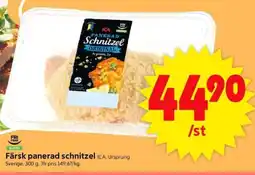 ICA Supermarket Färsk panerad schnitzel erbjuda