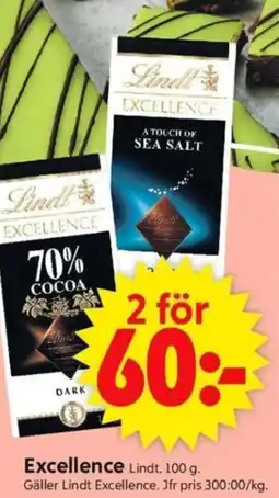 ICA Supermarket LINDT Excellence erbjuda