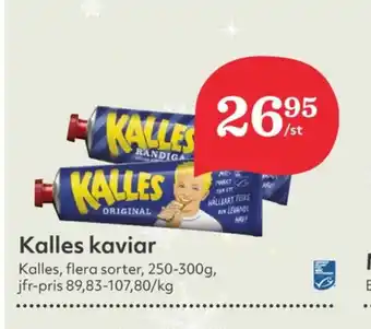 Hemköp Kalles Kaviar Kaviar erbjuda
