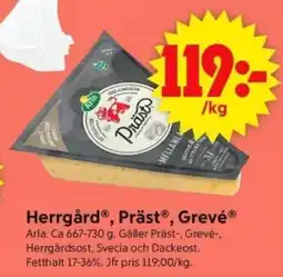 ICA Supermarket Herrgård, präst, grevé erbjuda