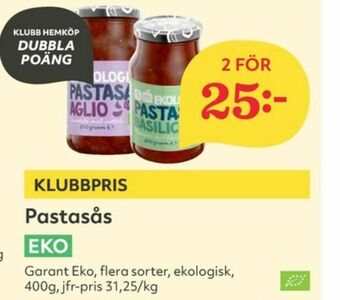 Hemköp Garant Pastasås erbjuda