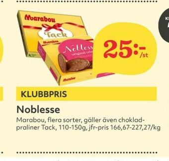 Hemköp Noblesse Chokladask erbjuda