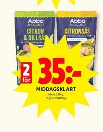 ICA Kvantum Abba Såser kyld erbjuda