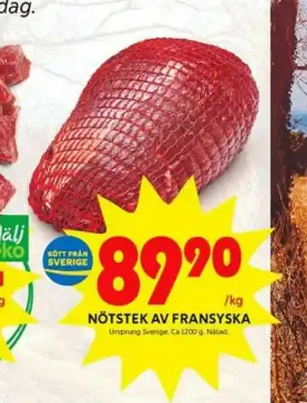 ICA Kvantum Fransyska erbjuda
