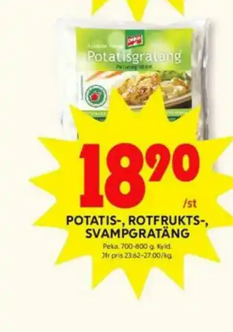 ICA Kvantum Peka Rotfruktsgratäng erbjuda