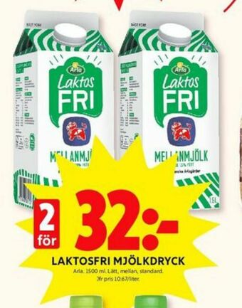 ICA Kvantum Arla Mellanmjölk erbjuda