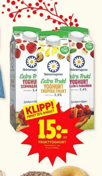 ICA Kvantum Skånemejerier Yoghurt erbjuda