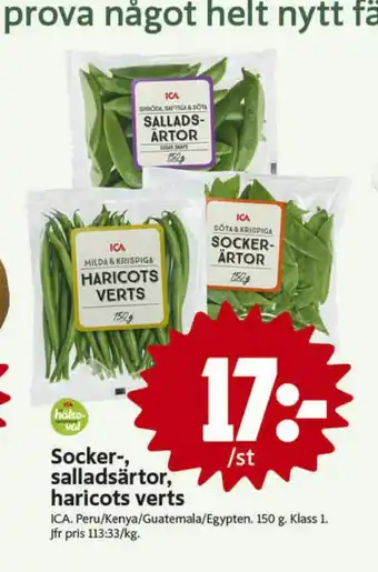 ICA Nära ICA Sockerärter erbjuda
