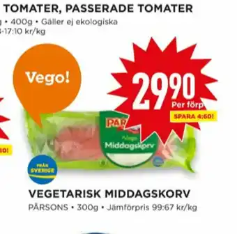 Pärsons Vegokorv