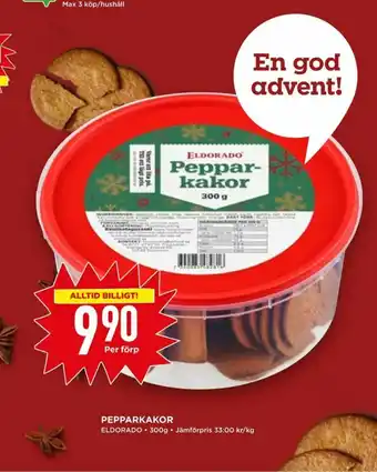 Willys Hemma Eldorado Pepparkakor erbjuda