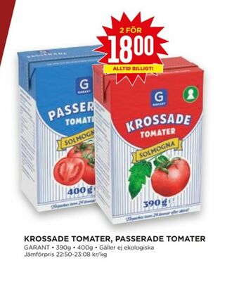 Willys Hemma Garant Tomater erbjuda
