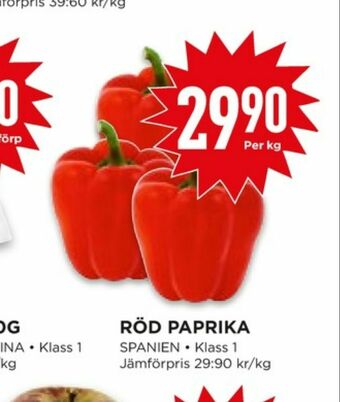 Willys Hemma Paprika erbjuda