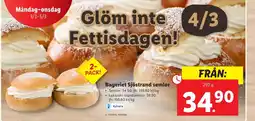 Lidl Bageriet Sjöstrand semlor erbjuda