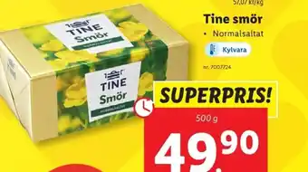 Lidl TINE Smör erbjuda