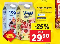 Lidl Yoggi original erbjuda