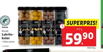 Lidl Deluxe Lakrits- kulor erbjuda