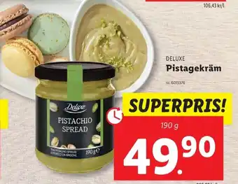 Lidl DELUXE Pistagekräm erbjuda