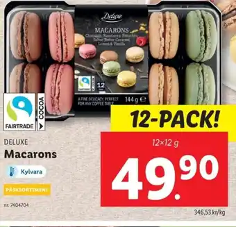 Lidl Deluxe MACARONS. erbjuda