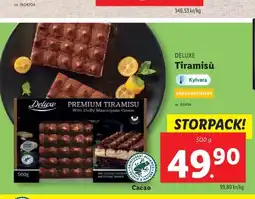 Lidl Deluxe Tiramisù erbjuda