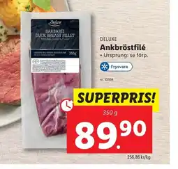 Lidl DELUXE Ankbröstfilé erbjuda