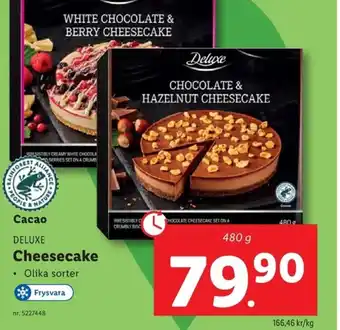 Lidl DELUXE Cheesecake erbjuda