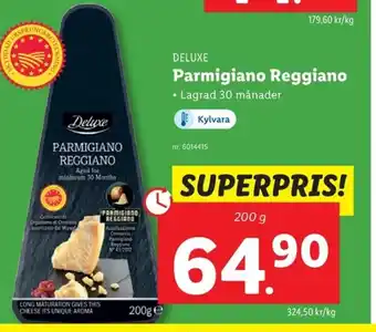 Lidl DELUXE Parmigiano Reggiano erbjuda