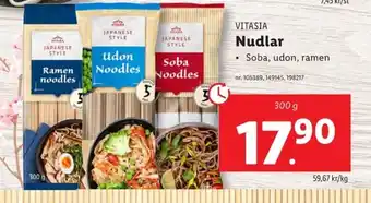 Lidl VITASIA Nudlar erbjuda