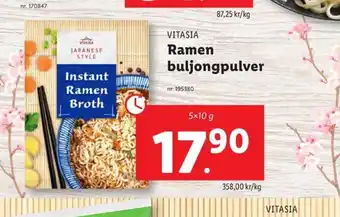 Lidl VITASIA Ramen buljongpulver erbjuda