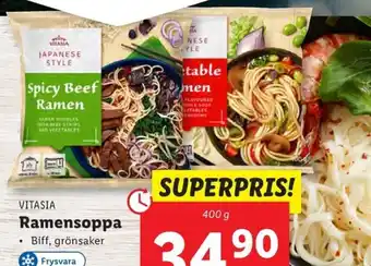 Lidl VITASIA Ramensoppa erbjuda