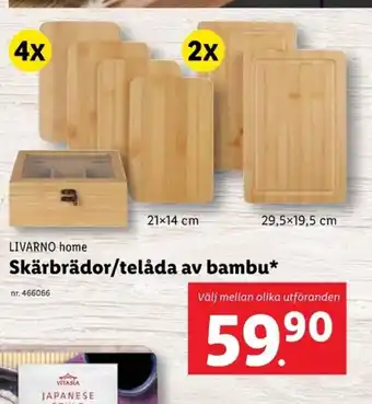 Lidl LIVARNO home erbjuda