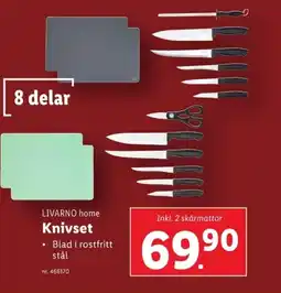 Lidl LIVARNO home Knivset erbjuda