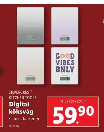 Lidl SILVERCREST KITCHEN TOOLS Digital köksvåg erbjuda