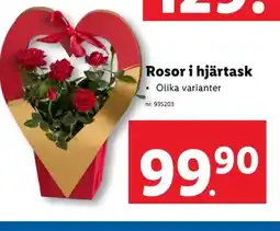 Lidl Rosor i hjärtask erbjuda