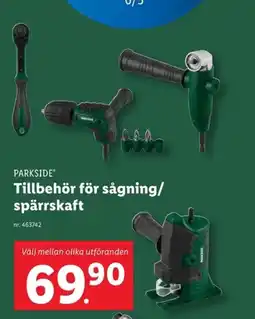 Lidl PARKSIDE Tillbehör för sågning/ spärrskaft erbjuda